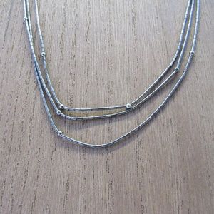 Jewelry - Vintage 925 Sterling Multistrand Liquid Necklace Jewelry - Vintage 925 Sterling Multistrand Liquid Necklace